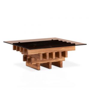 JC78 Tempered glass Square Coffee Table
